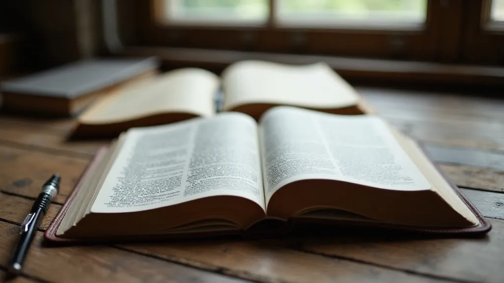 An open Bible and notebook on a quiet table in soft light, representing honest faith, unanswered questions, and learning to sit with doubt.